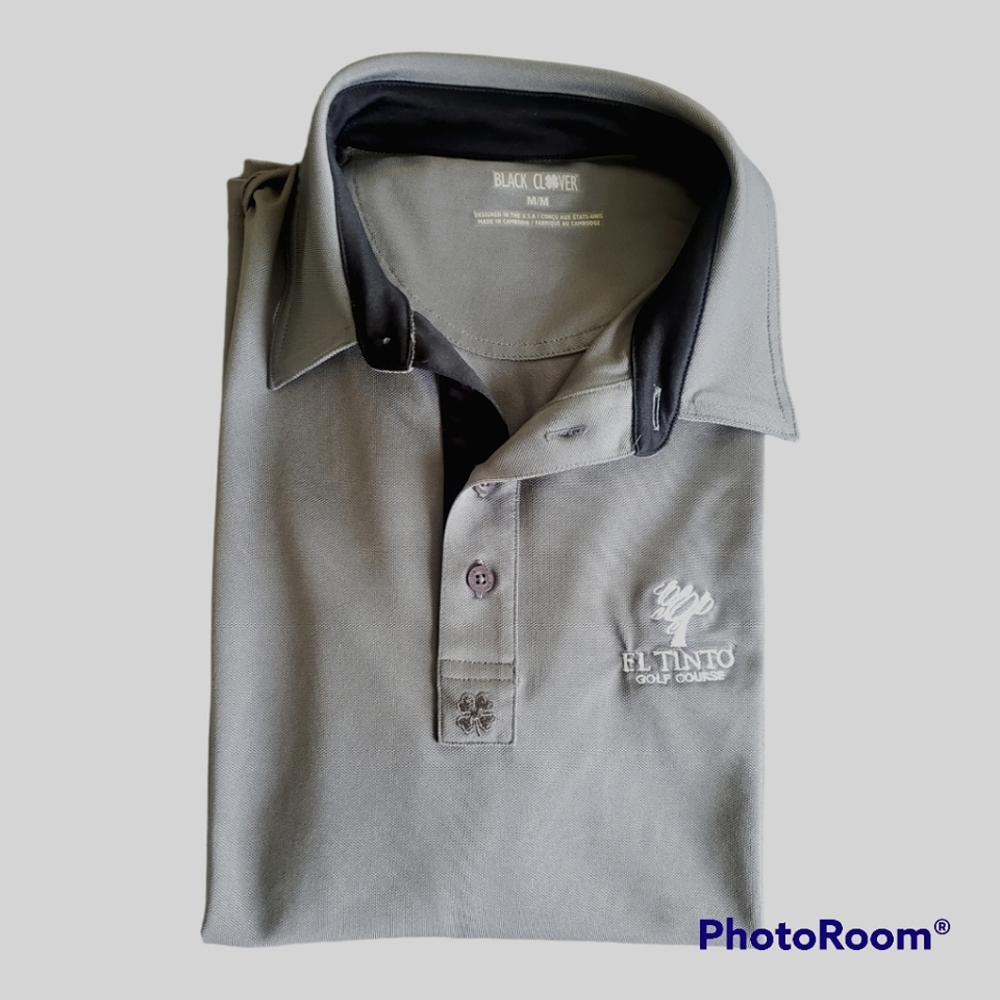 Men's Gray Golf Polo El Tinto Golf Course Cancun, Mexico
